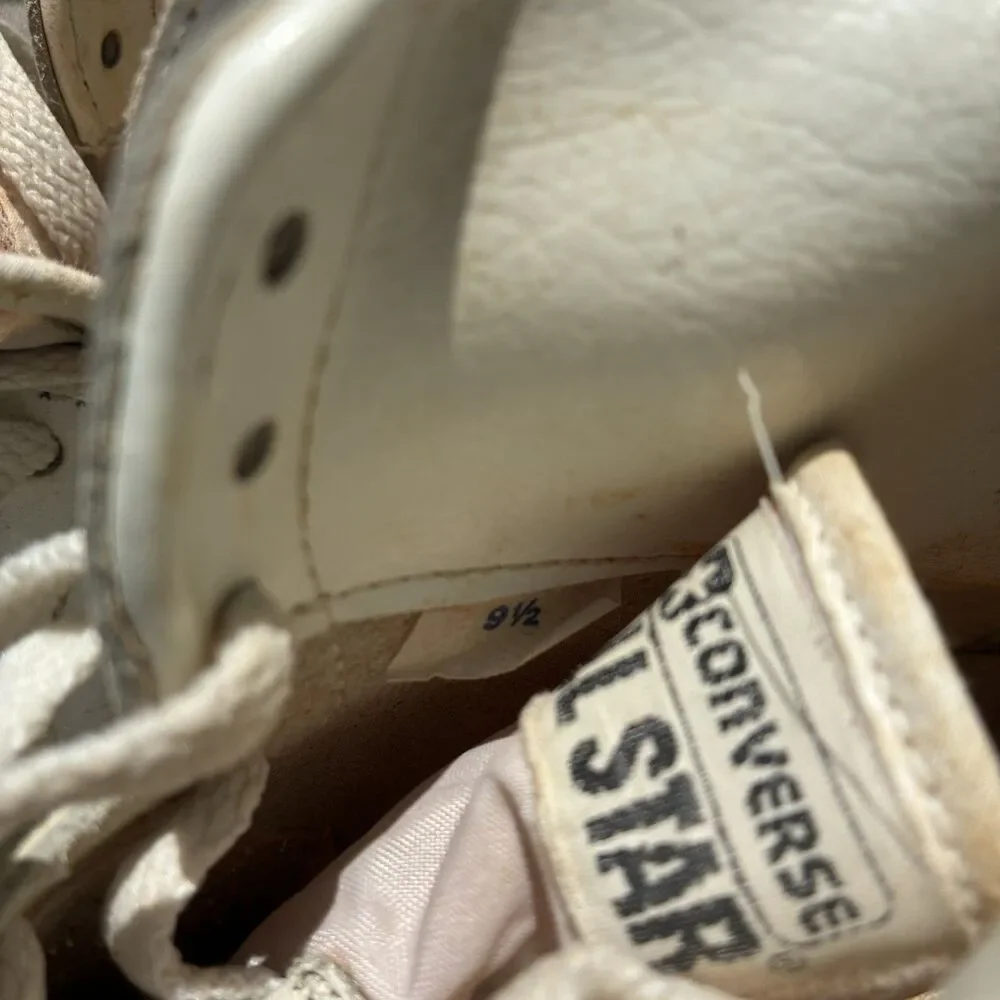 Vintage Converse Basketball Shoes 1980s Dr. J Men's 9.5 All Star Julius Erving